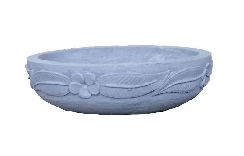 Artikelbild 6 des Artikels “Jakarta - Schale mit Blumenmotiv, Frangipani,  Ø 30 cm | Steinguss “